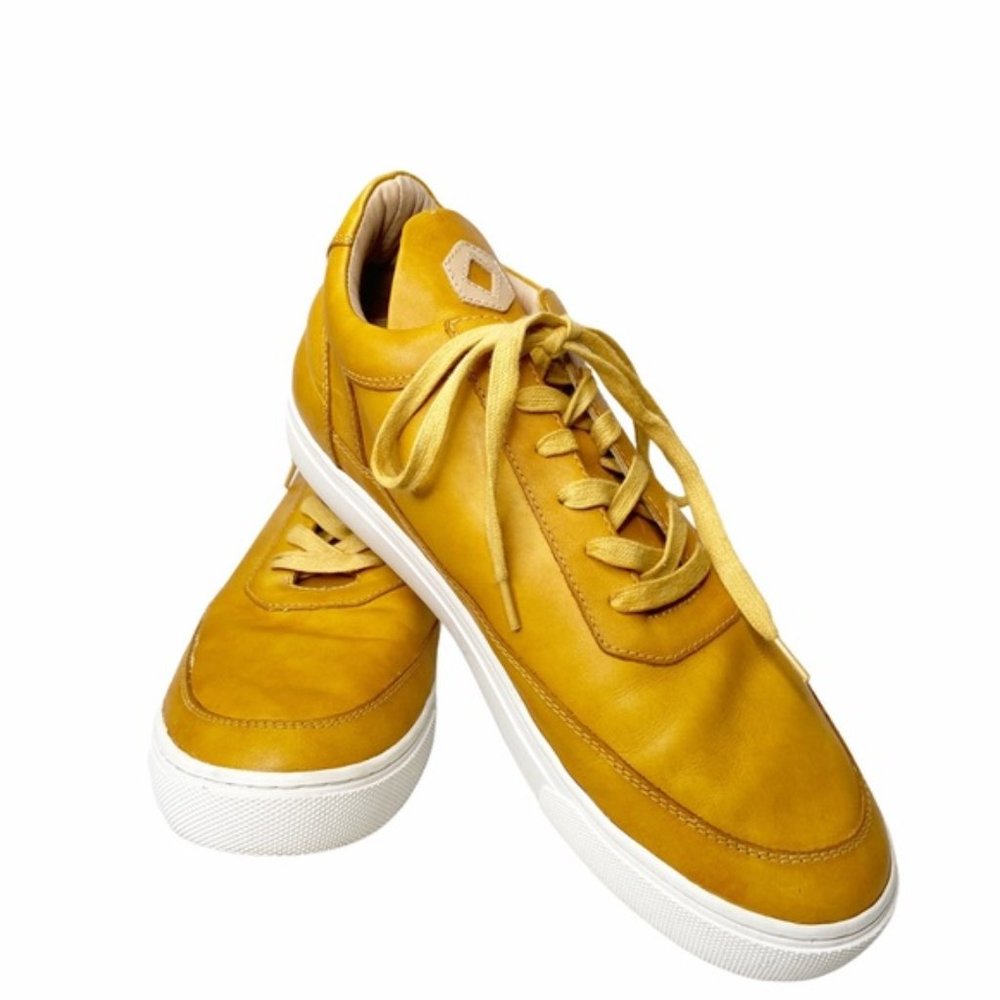 Six Hundred Four Cambie low sneakers in mustard